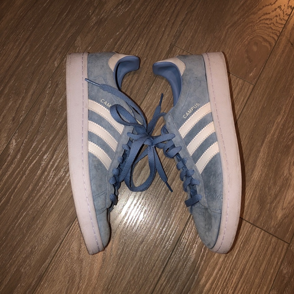 Adidas Campus Blue and White Men's Shoes